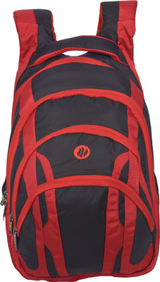 

Campfire CAM FORTUNE 1 35 L Backpack(Black, Red), Red;black