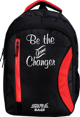 

SARA BAGS Polyster 25L School Bag 25 L Backpack(Red)