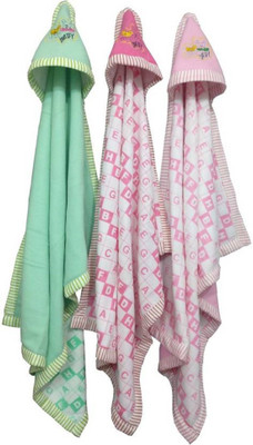 

SpringLoom Cotton Terry 200 GSM Bath Towel Set(Pack of 3, Multicolor)