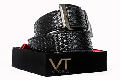 

vitorio Men Casual, Party, Formal, Evening Black, Brown Genuine Leather, Synthetic, Artificial Leather Reversible Belt