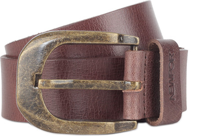 

Newport Men Brown Genuine Leather Belt