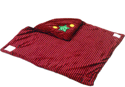 

shanaz fashion Striped, Self Design  Baby Sleep Sack(100% Wool, Red