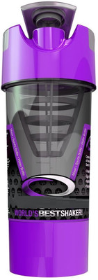 

VibeX ® Cyclone Gym Shaker cum 480 ml Shaker(Pack of 1, Purple), Light purple