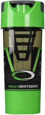 

VibeX ™ Power Bottle Sipper 480 ml Shaker(Pack of 1, Green)