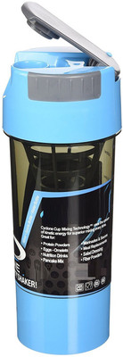 

VibeX ™ Spray Mist Squeeze Protable Water Bottle 480 ml Shaker(Pack of 1, Blue), Light blue