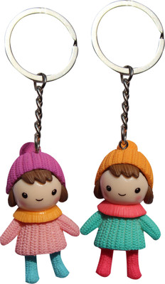 

CTW Bestfriend Forever Cute Girls Friends Gift Key Chain(Multicolor)