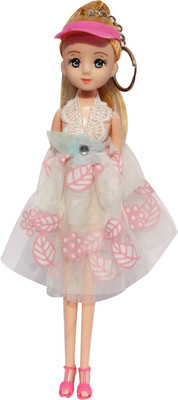 

CTW Moving Body Cute Doll Girl Sppecialy For Kids Key Chain(White)
