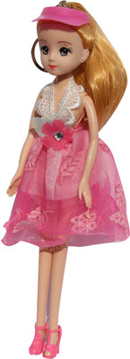 

CTW Kids Special Moving Hands & Legs Cute Doll Girl Locking Key Chain(Pink)