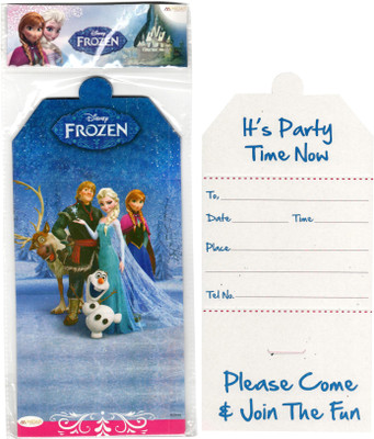 

Funcart Frozen Invitation Card(Multicolor, Pack of 10)