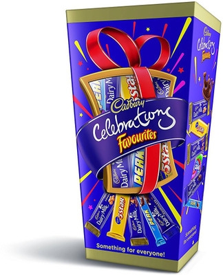 

Cadbury Celebrations Favorites Gift Pack, 180.3g Bars(180.3 g)