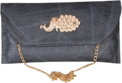 

3NG Party Black Clutch