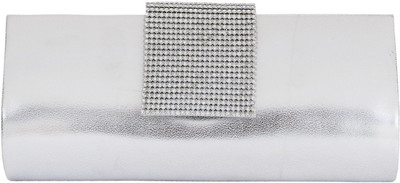 

Bagaholics Casual Silver Clutch