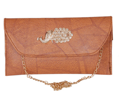 

3NG Party Khaki, Yellow Clutch