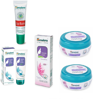 

Himalaya Lip Balm, Nipple Care Butter, Intimate Wash, Soothing Body Butter(Set of 5)
