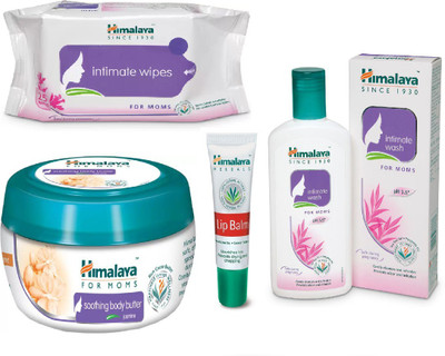 

Himalaya Intimate Wipes, Soothing Body Butter, Lip Balm, Intimate Wash(Set of 4)