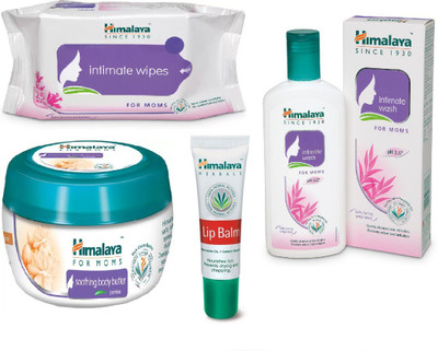 

Himalaya Intimate Wipes, Soothing Body Butter, Lip Balm, Intimate Wash(Set of 4)