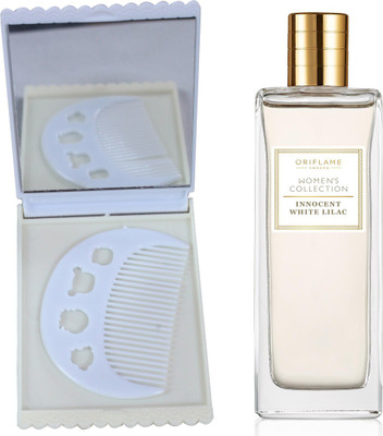 

Oriflame Sweden Women's Collection Innocent White Lilac Eau de Toilette 50ml (32438) With Comb & Mirror Set(Set of 3)