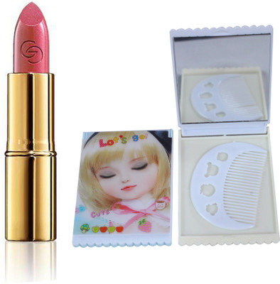 

Oriflame Sweden Giordani Gold Iconic Lipstick SPF 15 4g (Rose Petal - 30449) With Mirror Comb(Set of 3)
