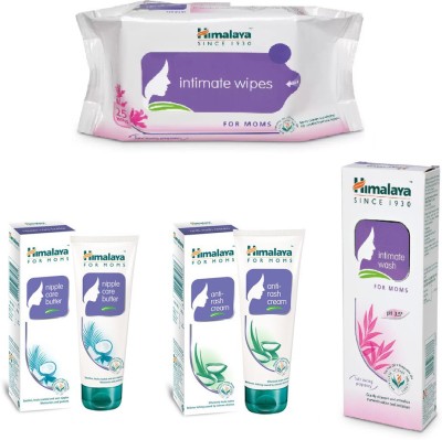 

Himalaya Nipple Care Butter, Anti Rash Cream, Intimate Wipes, Intimate Wash(Set of 4)