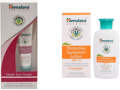 

Himalaya under eye cream, sun lotion(Set of 2)