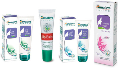 

Himalaya Anti Rash Cream, Lip Balm, Nipple Care Butter, Intimate Wash(Set of 4)
