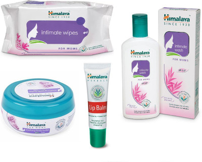 

Himalaya Intimate Wipes, Soothing Body Butter, Lip Balm, Intimate Wash(Set of 4)