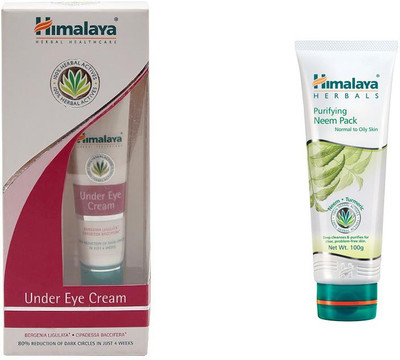 

Himalaya under eye cream, neem face pack(Set of 2)
