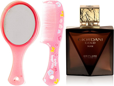 

Oriflame Sweden Giordani Gold Man Eau de Toilette 75ml (32155) With Mirror & Comb Set(Set of 3)