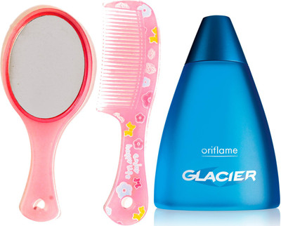

Oriflame Sweden Glacier Eau De Toilette 100ml (8150) With Mirror & Comb Set(Set of 3)