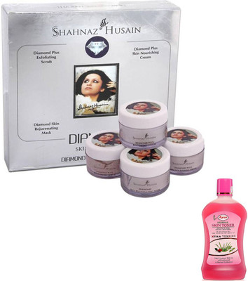 

Shahnaz Husain Diamond Facial Kit 40 g and Ayur Skin Toner (Set of 2)(Set of 2)