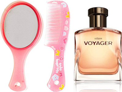 

Oriflame Sweden Voyager Eau de Toilette 75ml (21707) With Mirror & Comb Set(Set of 3)