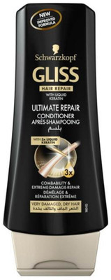 

Schwarzkopf Gliss Hair repair with Liquid Keratin Ultimate Repair Conditioner(400 ml)