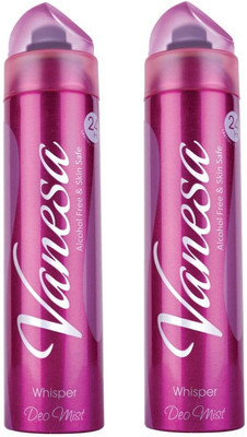 

Vanesa Whisper Body Mist - For Women(150 g, Pack of 2)