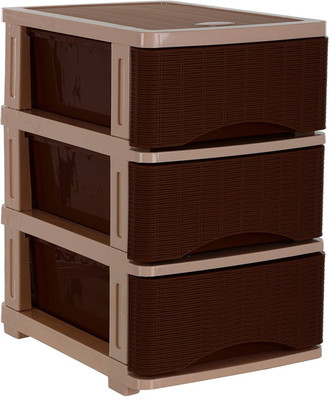 

Nayasa 3 Compartments Plastic Tuckins(Brown)