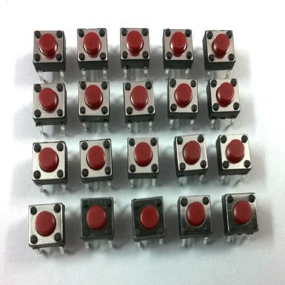 

TechWiz 100 x Pushbutton Switch, 4 pin Tactile / Micro Switches ( 5mm ) for hobbyist Educational Electronic Hobby Kit