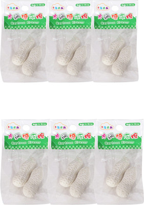 

SN toy zone Cute Ground Nut/Peanuts Shaped Eraser(Pack of 6) Non-Toxic Eraser(Off White)