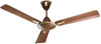 

RALLIFAN 1200MM Blossom 380 RPM Coffee 3 Blade Ceiling Fan(Coffee, Pack of 1), Brown