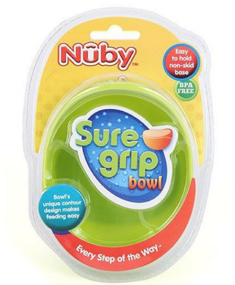 

Nuby Sure Grip Bowl - Fiber(Green)