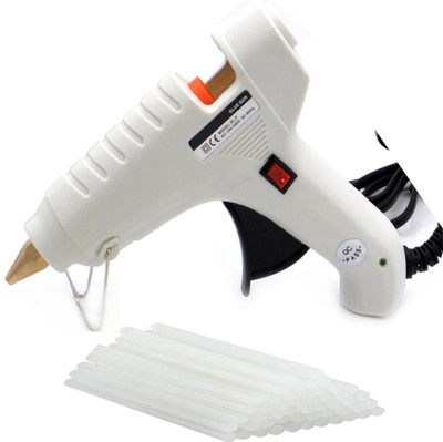 OKASTA 40 Watt ( free 9 Stick ) High Quality Hot Melt Glue Gun Standard Temperature Corded Glue Gun(11 mm)