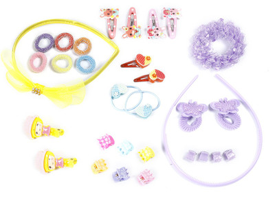 

Sringhar Hair accessories pack of 31 pcs In clude hair band and bracelate Hair Accessory Set(Multicolor)