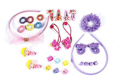 

Sringhar Hair accessories pack of 29 pcs In clude hair band and bracelate Hair Accessory Set(Multicolor)