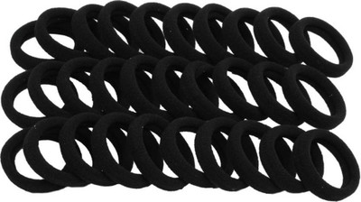 

Shop & Shoppee Pack of Medium size soft & Quality hair bands -30 pcs Rubber Band, Hair Band(Black)