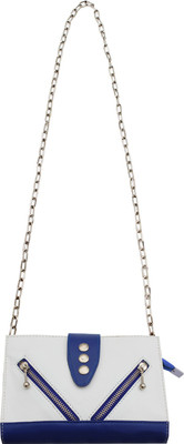 

I Define You Hand-held Bag(Blue, White)
