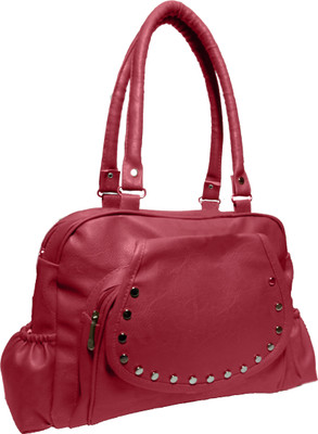 

Rock Crysteal Hand-held Bag(Maroon)