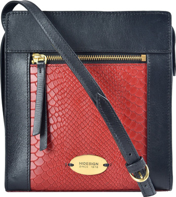 

Hidesign Sling Bag(Maroon, Blue), Blue;maroon