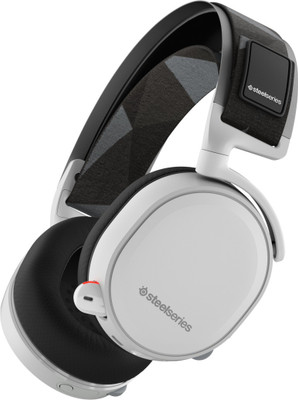 

SteelSeries Arctis 7 Wired, Bluetooth Headset with Mic(White, On the Ear)