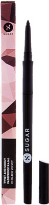 

Sugar Cosmetics Twist and Shout Fadeproof Kajal(01 Black Velvet (Black), 0.35 g)