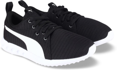 

Puma Boys & Girls Lace Walking Shoes(Black, Puma black-puma white