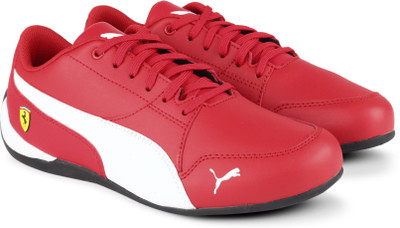 

Puma Boys & Girls Lace Sneakers(Red, Rosso corsa-puma white