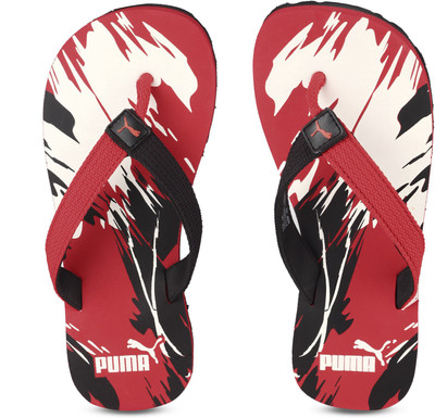 

Puma Boys & Girls Slip On Slipper Flip Flop(Multicolor, Puma black-cherry tomato-puma
